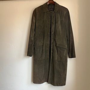 Classiques Entier long suede trench coat